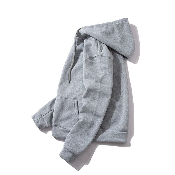 Stranger Things Trykket Pullover Hettegenser med Fleecejakke - Hvit - Størrelse M Hvit White-FM- White White M
