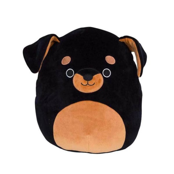 20-25 cm Squishmallow Kudde Plyschleksak ROTTWEILER ROTTWEILER k