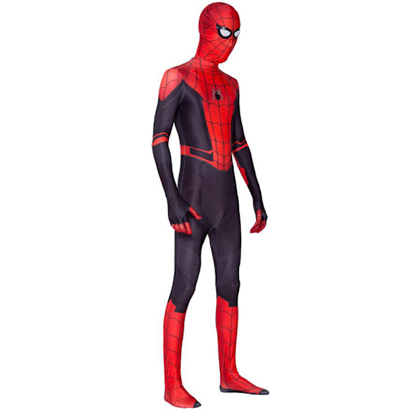 Spider-Man långt hemifrån Spiderman Cosplay Jumpsuit Barn Vuxna 120cm