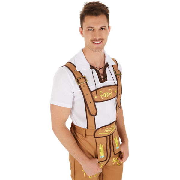 tectake Tyk folkdräkt för herrar Bavaria Beige S