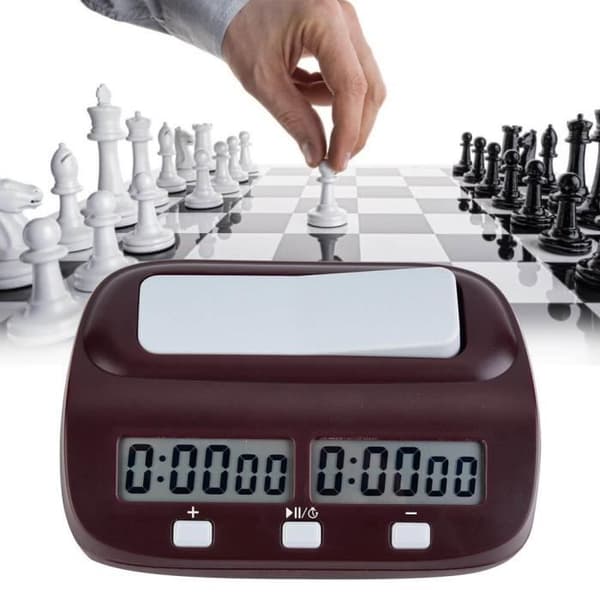 Fdit Electronic Timer Chess Game Klocka Brädspel Timer Kinesiska schackspel Elektronisk kalkyl