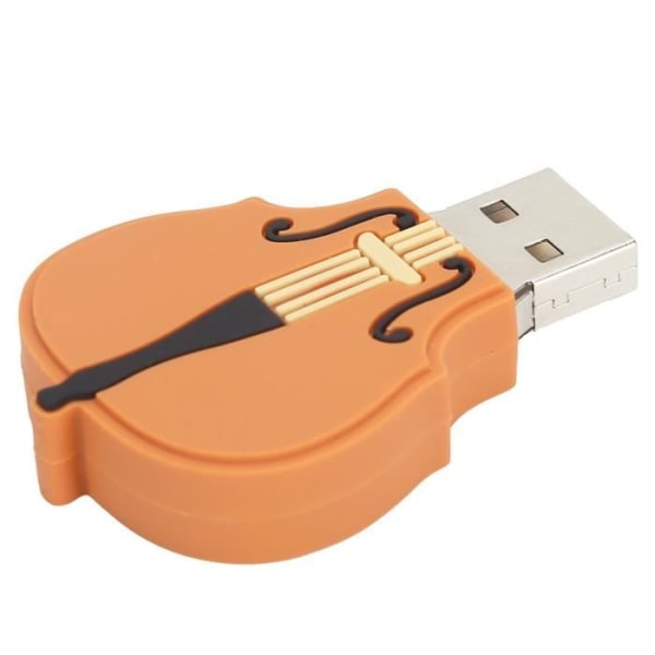 HURRISE USB Flash Disk Violin Modeling Pen Drive, söt USB Flash Drive för datorlagring Lagring 128GB 32GB