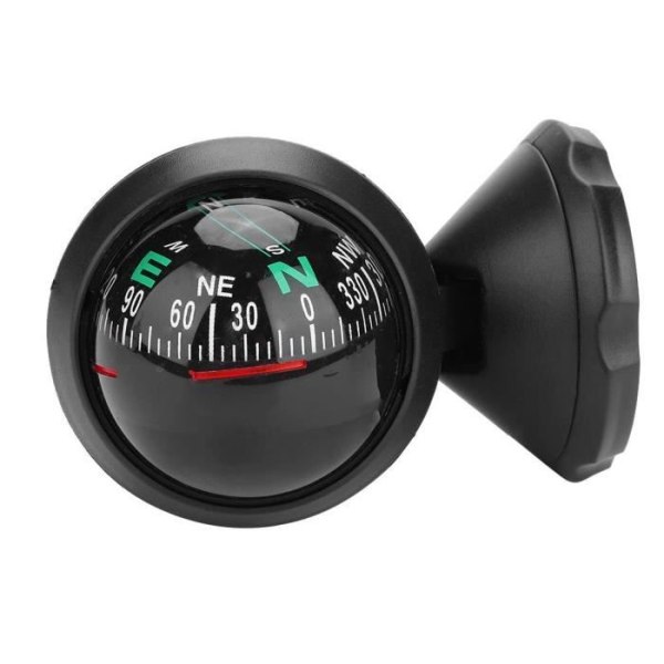 Kompass, svart nattseende justerbar elektronisk militär marinkompass för fordon och båt -SEC-TIPS