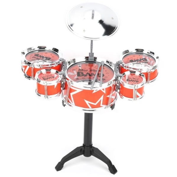 Fdit Simulation Jazz Drum Toy Barntrumset för pedagogiskt slagverksimuleringsinstrument