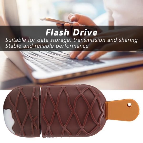 HURRISE Flash Drive Professional USB 2.0 Flash Drive Härlig tecknad dataöverföringsdisk för fotomusik
