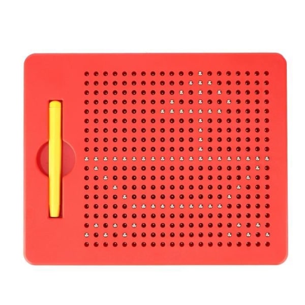 380 st Magnetiska pärlor Skrivplatta Skissbräda för barn Pedagogiska ritleksaker (röd)