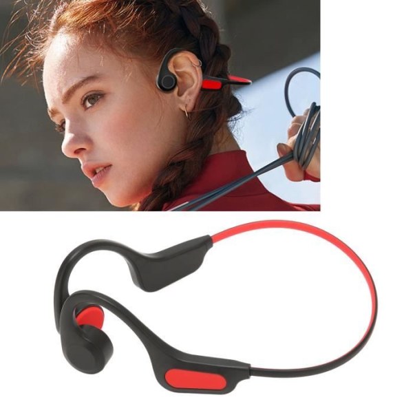 HURRISE benledningshörlurar Open ear sporthörlurar, benledningshörlurar ENC videokassett