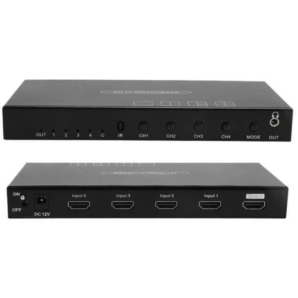 HURRISE HD Multimedia Interface Multi-Viewer Switcher HD Multimedia Interface, Sound Switcher EU Plug