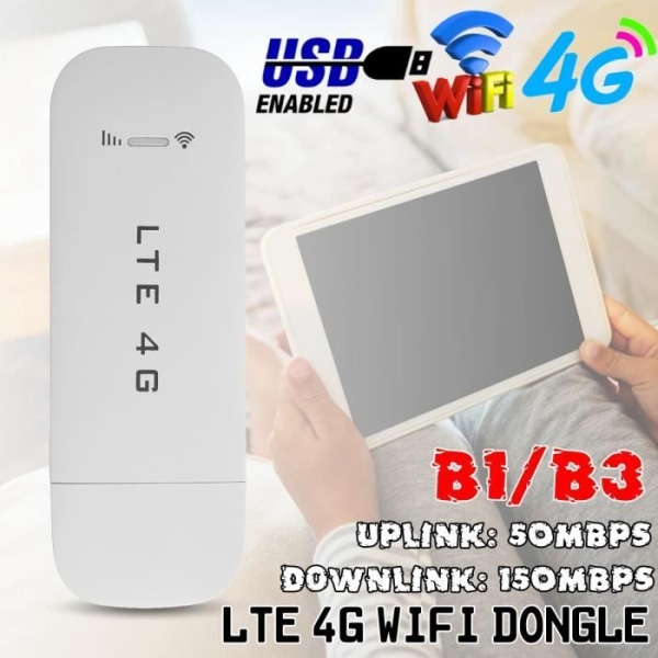 Bekväm 4G 3G Snabb Wi-Fi Hotspot mobil trådlös router B1 B3