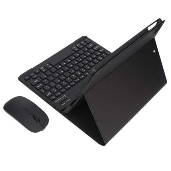 HURRISE Trådtangentbord med fodral Tablettfodral med magnetiskt tangentbord för IOS Air2 9.7 Surfplatta Tablet Blå