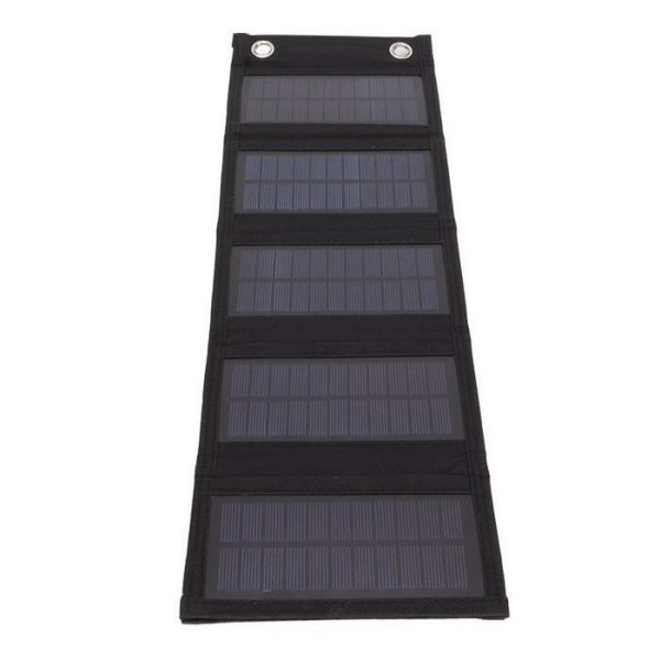 HURRISE solcellsladdare Bärbar solpanelsladdare 10W 5V Hög omvandlingseffektivitet, hopfällbar, lätt poolljus