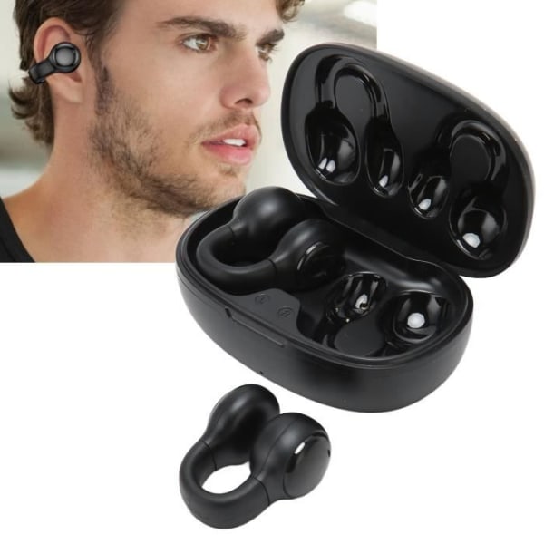HURRISE Sport hörlurar Brusreducerande tråd hörlurar 5.3 tråd sport hörlurar med öronkrokar Ljudspelare