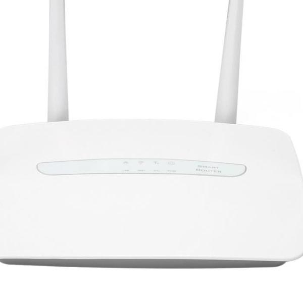 HURRISE 4G LTE-router 4G LTE CPE WiFi-router med SIM-kortplats, extern antenn IT-paket EU-kontakt