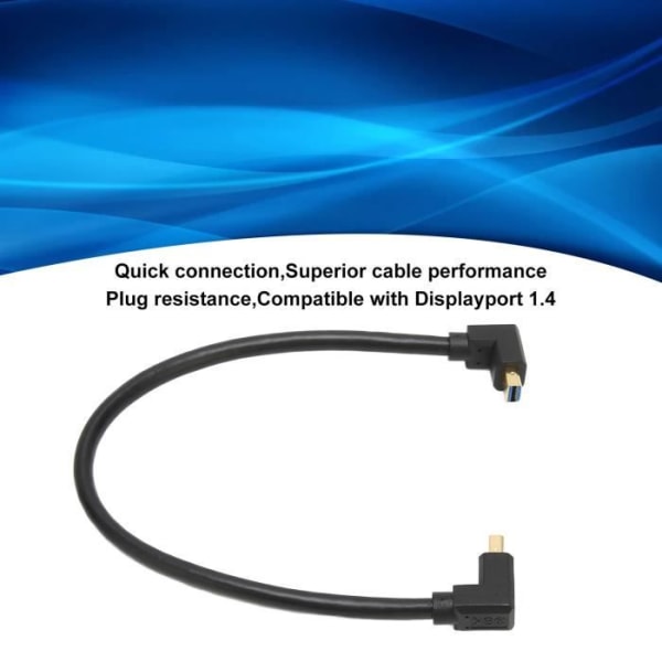 HURRISE Mini Displayport 1.4 Kabel Mini DP till Mini DP Displayport 1.4 Kabel Hane till Hane 8K 60HZ 4K 144HZ Kabel