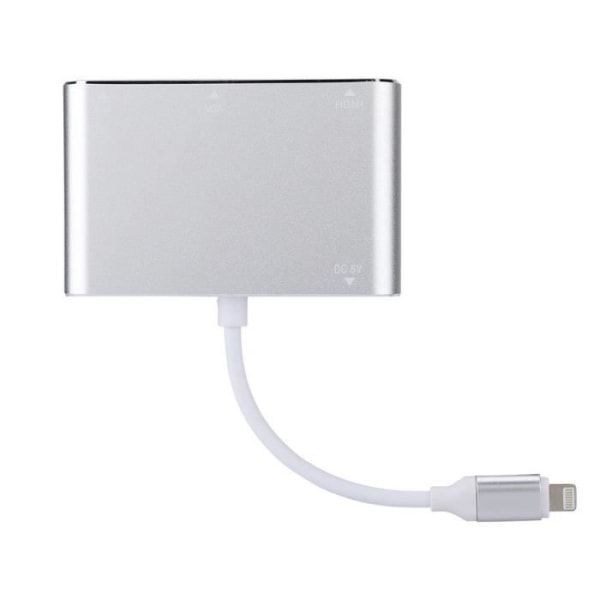 Lightning till HDMI + VGA + audio HUB-adapterkonverterare för iPhone5 - 5s - 6 - 6s - 6plus - 6splus - 7 - ipad4 - ipad