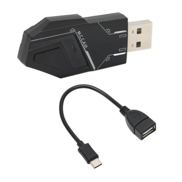 HURRISE Bluetooth USB-kontrolladapter P5‑006 Plug and Play trådlös kontrolladapter Lågströms USB-adapter