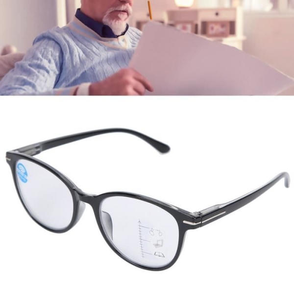 Fdit progressiva multifokala läsglasögon Antiblått ljus multifokala läsglasögon Enkla presbyopiska glasögon