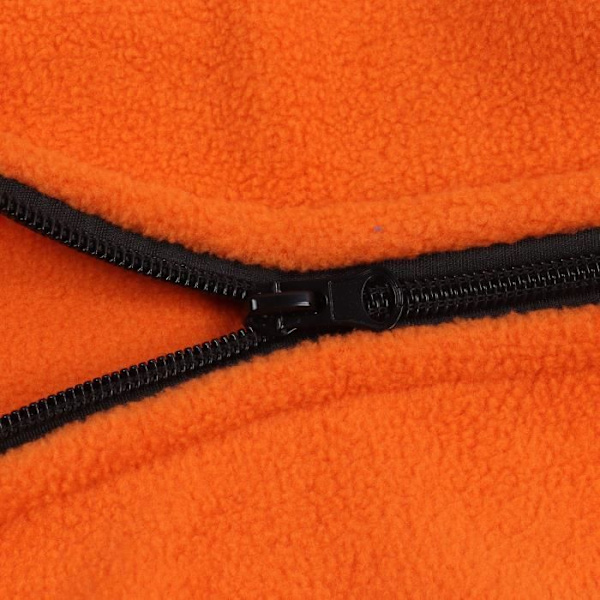 HURRISE Sovsäcksfoder med dragkedja Supertjock Sovsäcksfoder i mjuk fleece Rödaktig orange