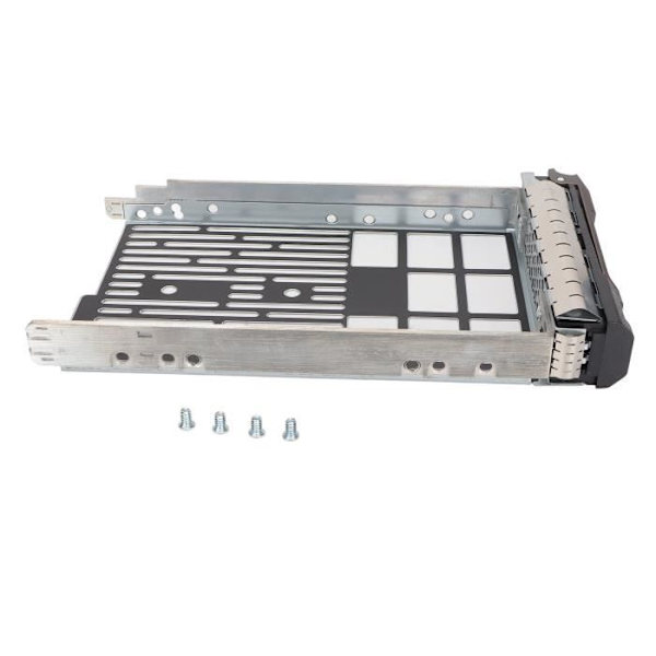 HURRISE Hårddiskadapterfäste Hårddiskfack 3.5in SAS SATA HDD Tray Caddy för Dell för PowerEdge R710