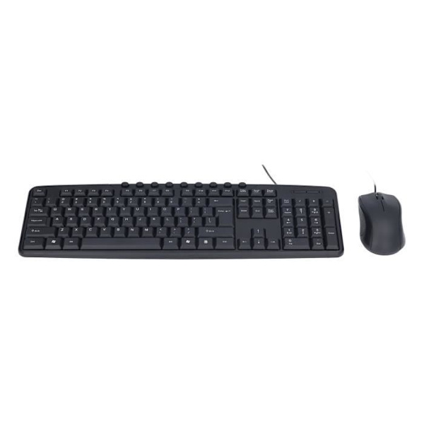 HURRISE Trådbundet tangentbord och mus Combo Trådbundet tangentbord och mus Combo USB-tangentbord och mus, datortangentbord Tangentbord