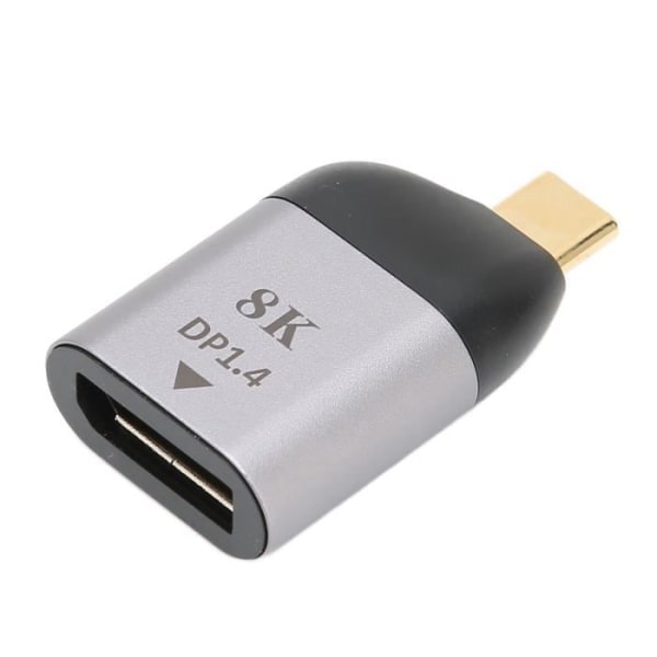 HURRISE USB C till DisplayPort 8Kat60HZ-adapter för USB C-videoutgångsenheter