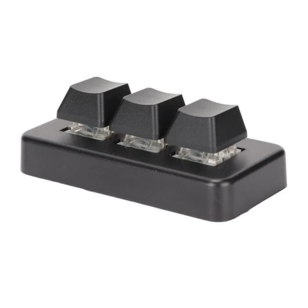 Osu Tangentbord 3 Tangentbord RGB Bakgrundsbelyst USB-gränssnitt med tre tangenter Minikontakt och programmerbart makrotangentbord