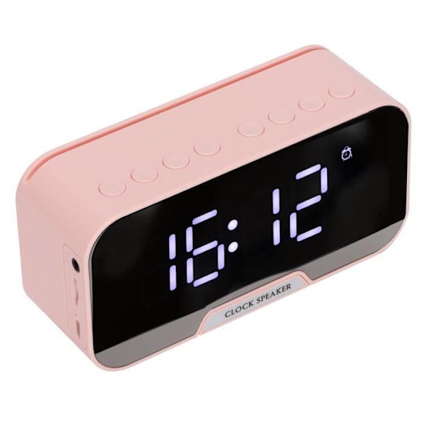 HURRISE D‑88 Smart Bluetooth-väckarklocka-högtalare Multifunktionell Bluetooth-klockhögtalare Bärbar högtalare