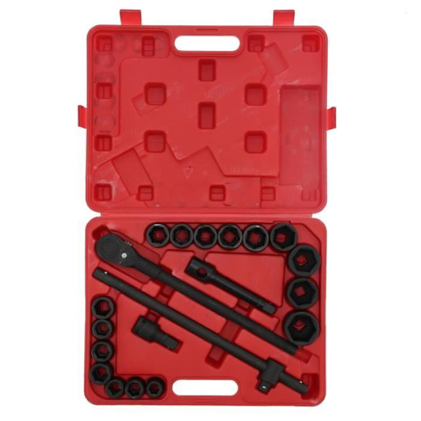 LIA Sleeve Socket 21st Socket Set 3/4 tum till 2 tum 6 punkt djup krom vanadinstål fordonsverktyg