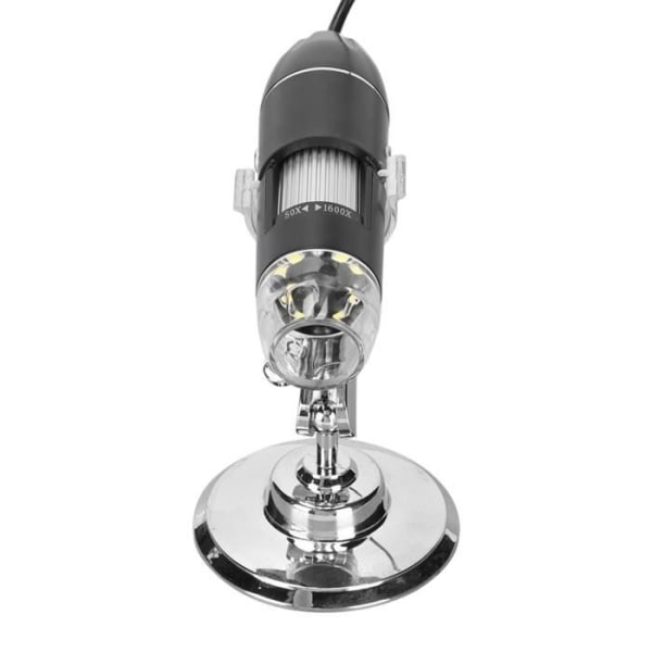 Bärbart digitalt mikroskop - FDIT - 50X till 1600X förstoring - 8 LED - USB Typ C Micro USB 3 in 1