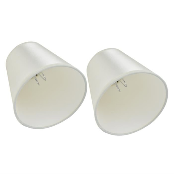 HURRISE Tyg Lampskydd 2 ST Modern Tyg Lampskärm Clip On Wall Lamp Ljuskrona Skärm För Ljus