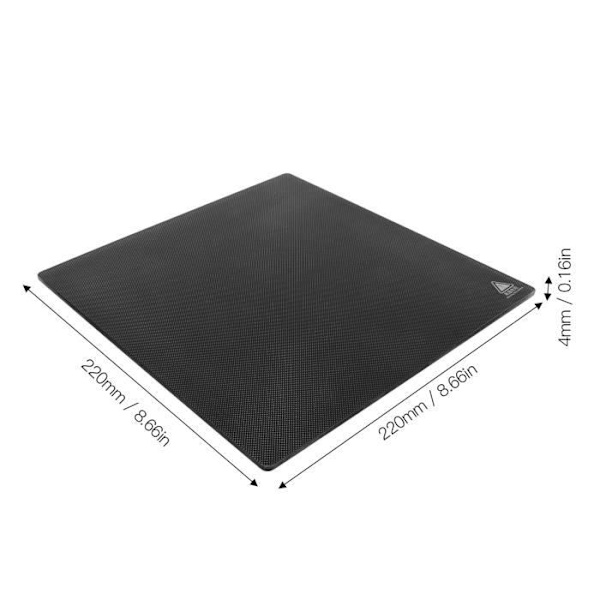 LIA 3D-skrivarplattform glasbädd 3D-skrivarplattform härdat glasbädd Utmärkt vidhäftning