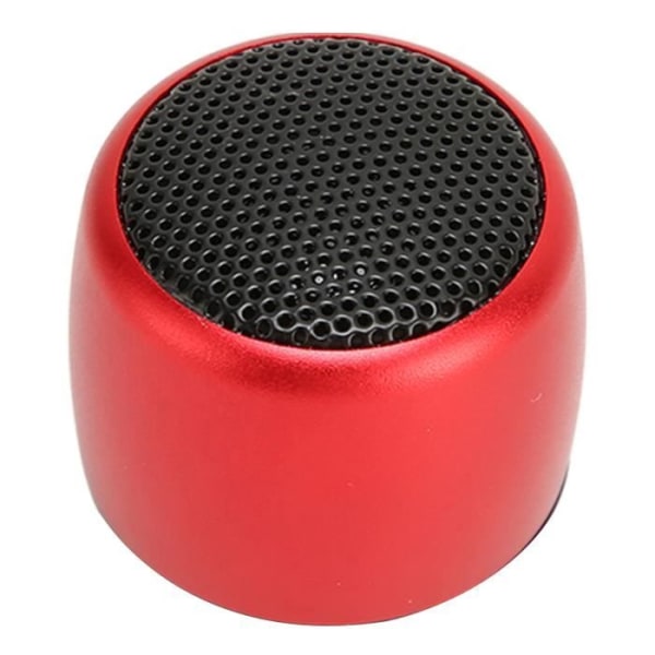 HURRISE mini bärbar högtalare Minihögtalare tung subwoofer USB högtalarkabel Bärbar i fristående ljud Röd