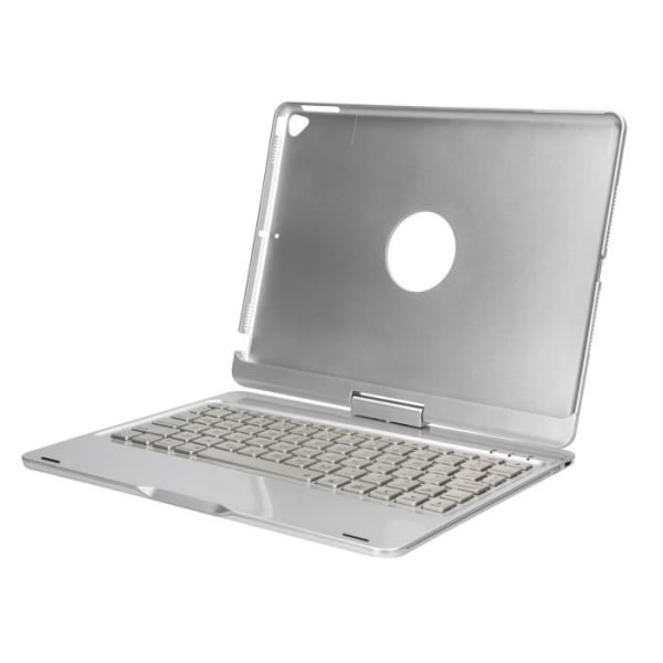 HURRISE Bakgrundsbelyst tangentbord Multifunktionellt trådbundet tangentbord 360 graders rotation Ultra datordator P360-PRO Silver