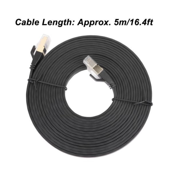 HURRISE Kategori 8 Ethernet Patch-kabel Professionell höghastighets Cat 8 Ethernet-kabel RJ45 Head telefoni gps