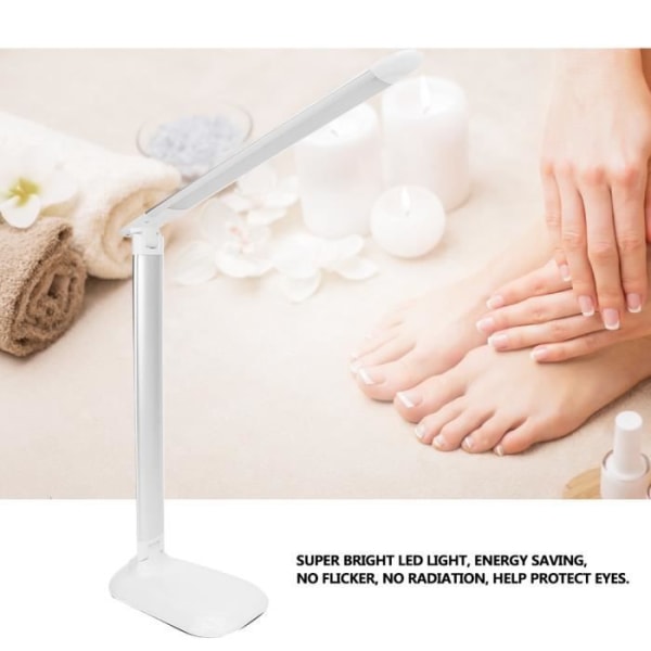 LED manikyrlampa, enkel och elegant dimbar skönhetslampa, för tjejer hemma