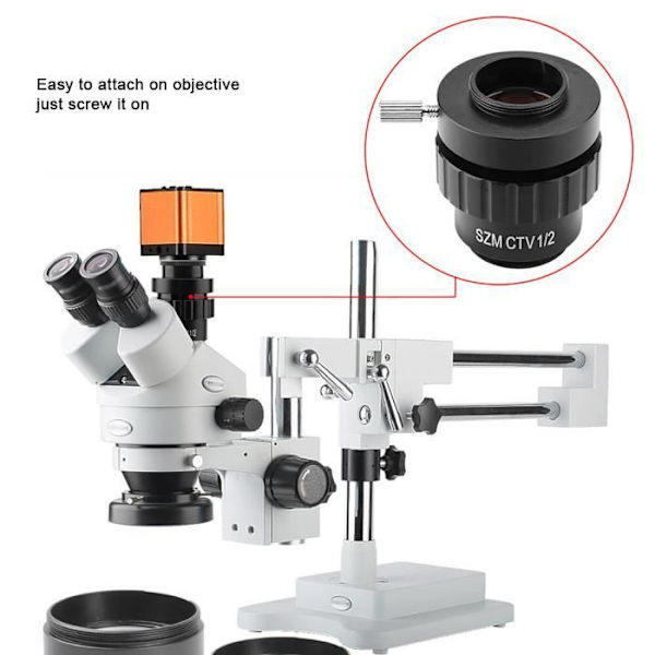 LIA Auxiliary Objective Lens Objektivlins, Stereomikroskopobjektiv, Endoskopoptiskt gränssnitt