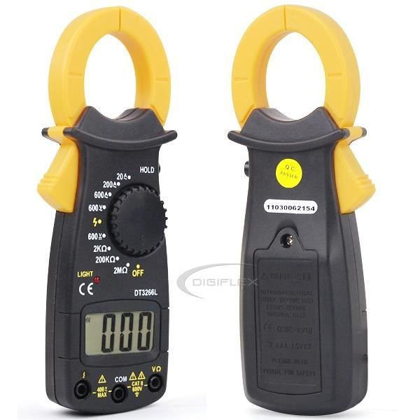 TRIXES elektronisk multimeter för AC/DC-strömtestare med digital displaysond