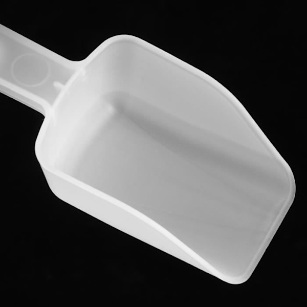 Glassskopa, matskeda, matskeda, PP-plast för ismaskin Nötmjöl Dessertbufféer/