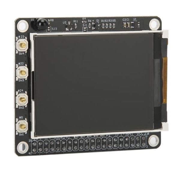 HURRISE Mini TFT LCD-skärm för 4B 3B 2B med 6 knappar 2,4 tum 320 x 240