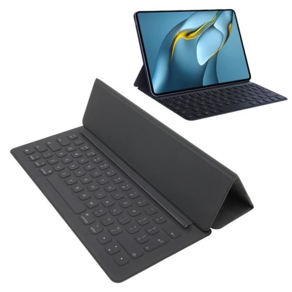 HURRISE Tablet Tangentbord Smart Tangentbord För 12,9 tum IOS Tablet Pro 1st 2nd Gen 64 Keys Full Size UK Portable Version