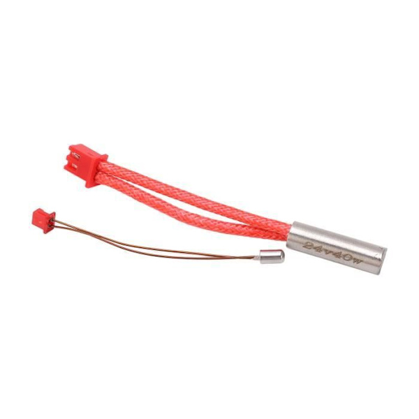 HURRISE 3D-skrivare termistorpatron Värmare termistor 24V 40W 3D-skrivare tillbehörssats för Ender 3 S1