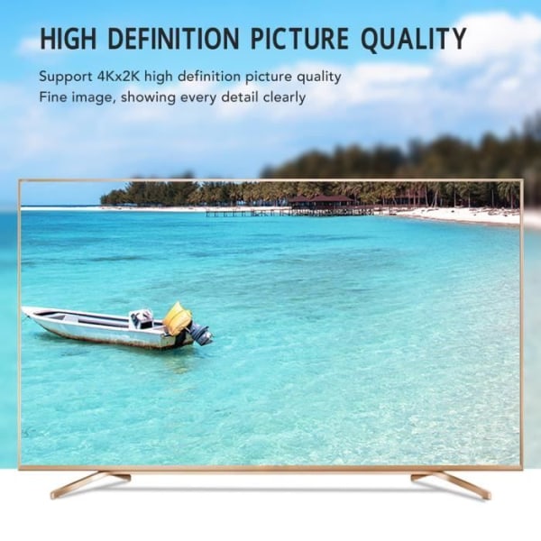 HURRISE HD multimediagränssnittsdelare 1 ingång 4 utgångar HD multimediagränssnittsdelare 4K videovideoprojektor