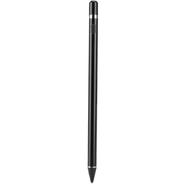 Universal mobiltelefon kapacitiv pekskärmspenna - surfplatta för iOS - Android (svart)