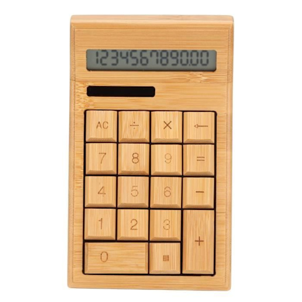 Funktionell datorkalkylator CS19 Solar Miniräknare Dual Power Solar Batteri 12-siffrig LCD-skärm