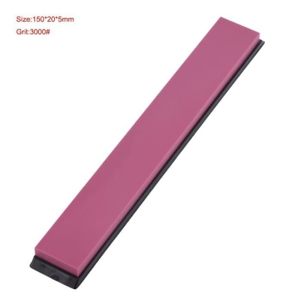 HURRISE Whetstone 1000/3000/5000 Grit Sharpening Stone Bärbar slipsten för knivar (3000#Pink)