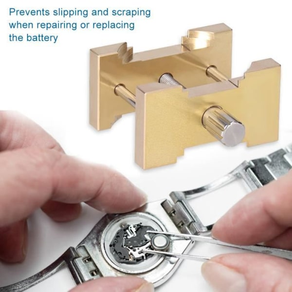 HURRISE Watch Movement Accessory Watch Movement Hållare Professionellt kopparklocka reparationsverktyg