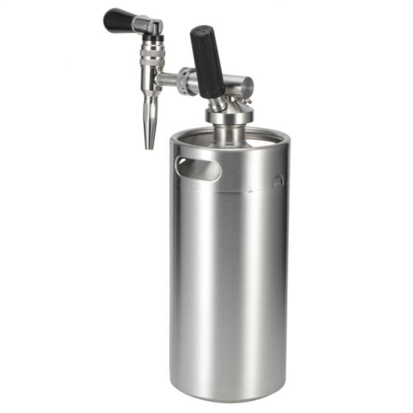 HURRISE Home Coffee System Kit Nitro Cold Brew Kaffebryggare i rostfritt stål Keg Machine Dispenser Kit