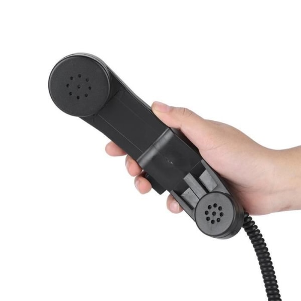 Zerone Retro Telefonlur 3 3,5 mm Jack Mic Pocket Högtalare HiFi Sound Axel/Telefonlur
