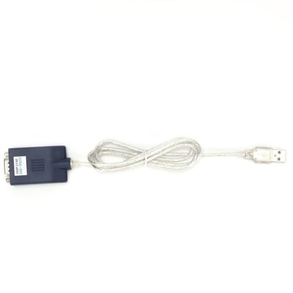HURRISE USB seriell omvandlare USB till RS232 DB9 omvandlare Inbyggd 2 PL2303 hane seriell enhetsadapter