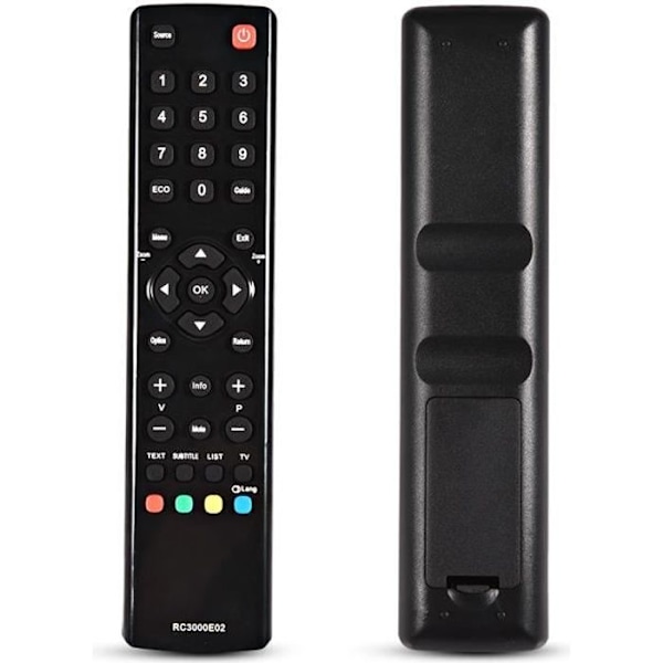 Ersättningsfjärrkontroll för TCL RC3000E02-XIU TV